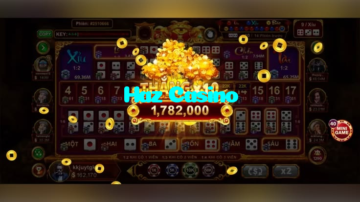 Haz Casino casino presented on mobile device in Pakistan with slots and live games